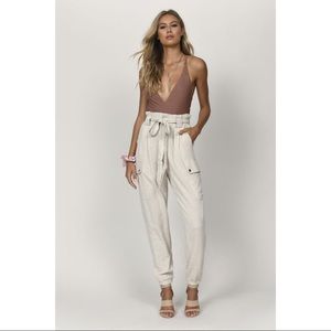 Rian Paperbag Waist Linen Pants